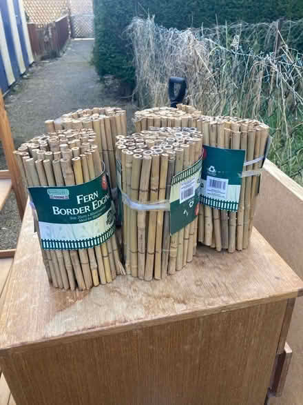 Photo of free Garden edging bamboo x5 (Cricket Road OX4) #1