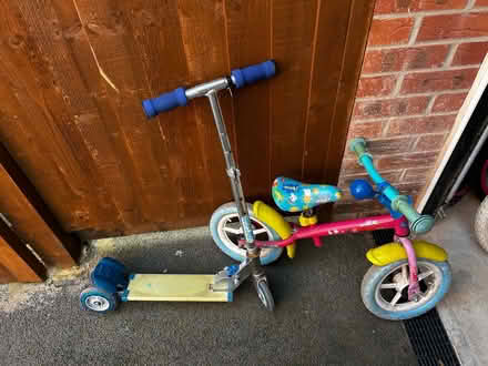 Photo of free bicycle, balance bike and scooter (Gateford S81) #1