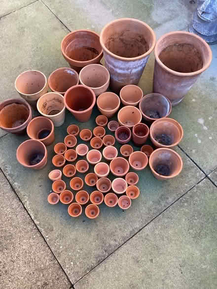 Photo of free Terracotta plant pots (LE2 Aylestone Leicester) #1