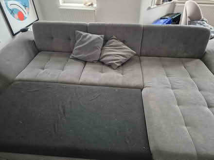 Photo of free Large L shape sofa bed (E130bg) #2