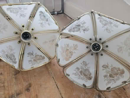 Photo of free 2 ceiling lampshades (Kingswood BS15) #4