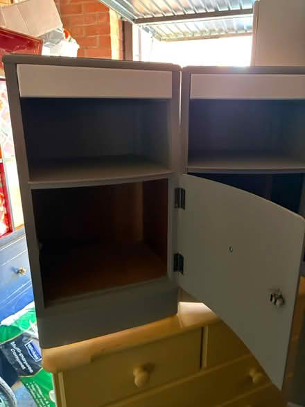 Photo of free Bed side table pair (Thrapston) #2