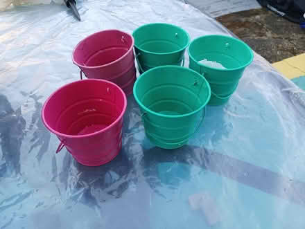 Photo of free 5 x small metal pots (RG2 south Reading) #2