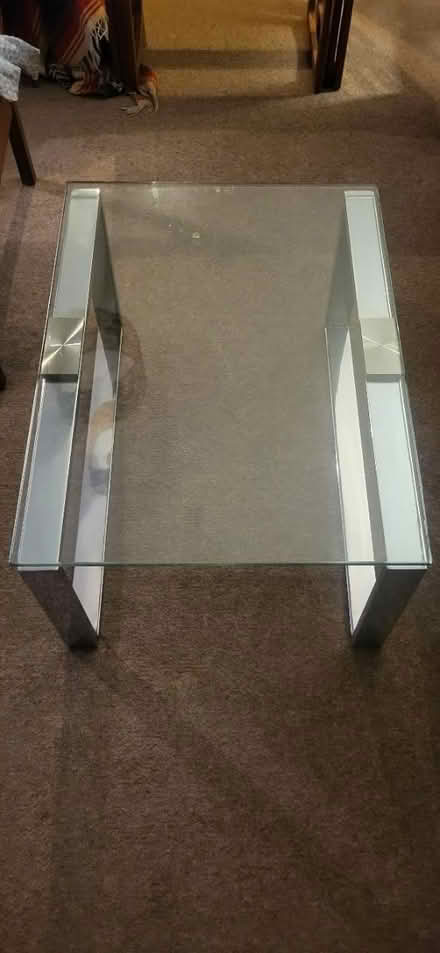 Photo of free Small coffe glass table (Ashton on Ribble preston) #3