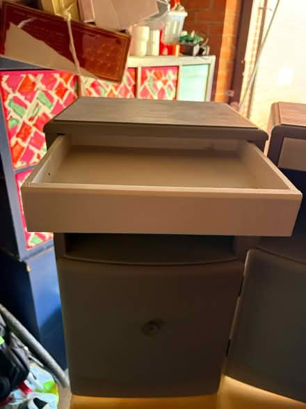Photo of free Bed side table pair (Thrapston) #3