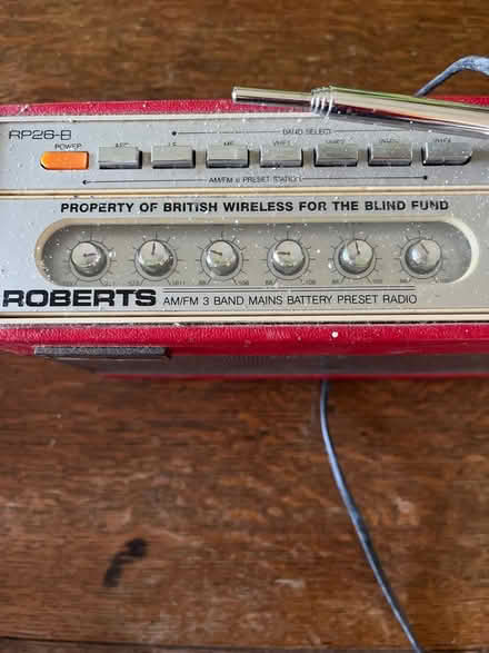 Photo of free Very old roberts radio for blind (SE3 westcombe park/ maze hill) #1