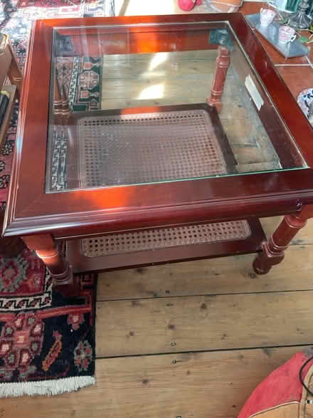 Photo of free Coffee table with glass top (Heaton Chapel SK4) #2