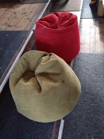 Photo of free Green + Red large bean bags (Sharrow S11) #1