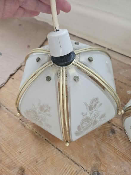 Photo of free 2 ceiling lampshades (Kingswood BS15) #3