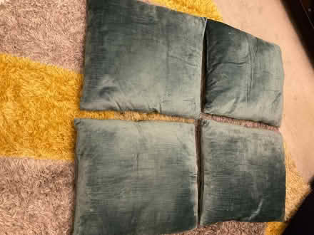 Photo of free Teal green cushions (Stockport SK3) #1