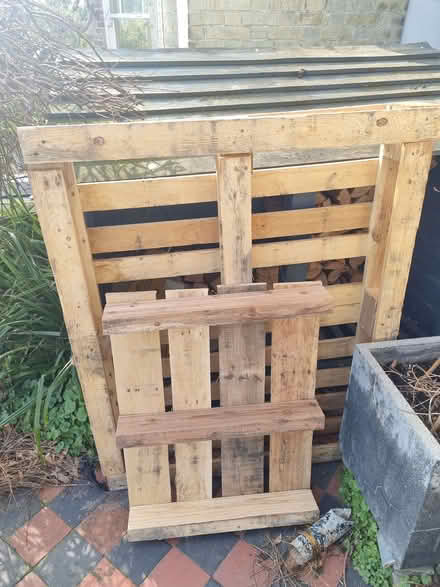 Photo of free Wooden pallets (Eastbourne BN21) #1