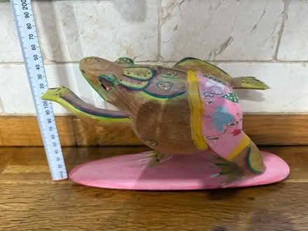 Photo of free Wooden frog (Sharnbrook) #1