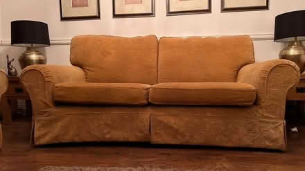 Photo of free Three seater seater & one arm chair (Llangollen Chester) #2