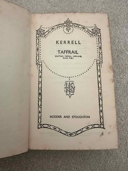 Photo of free Book - Kerrell - Taffrail (East molesey) #3