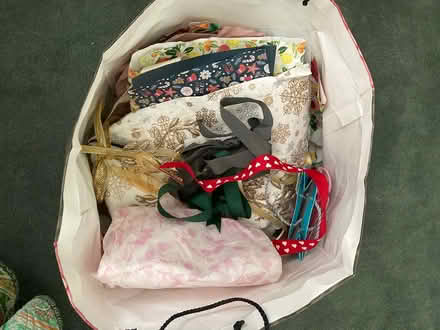Photo of free Bag of wrapping paper and ribbons (Yonkers near Bronxville) #2