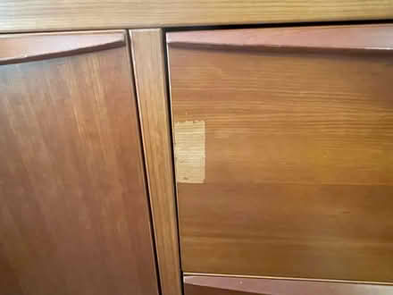 Photo of free Tall wooden file cabinet and hutch (Four Corners) #3
