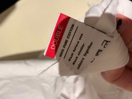 Photo of free Sheet and duvet+cover for double bed (Chalk Farm NW3) #1