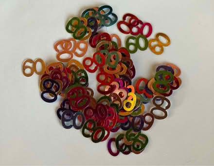 Photo of free 60th birthday confetti sprinkles (Abbey Wood SE2) #1