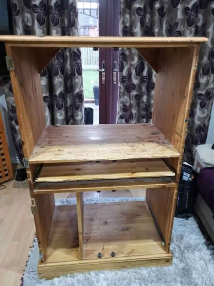 Photo of free Pine solid wood computer unit (Mosborough, Sheffield S20) #2
