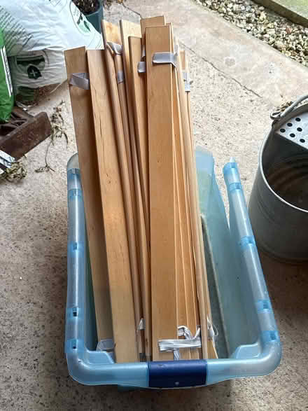 Photo of free 2 SINGLE or 1 DOUBLE bed slats (Town Centre Cheltenham) #1
