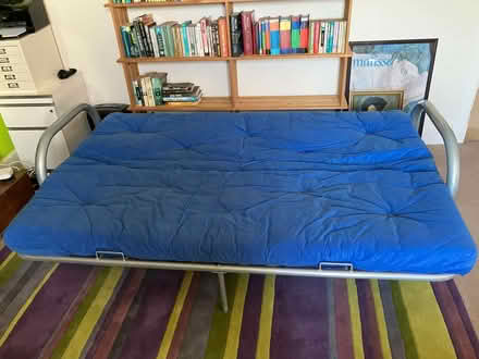 Photo of free Metal frame double futon sofabed, easy one-hand fold out (Eskbank EH22) #2