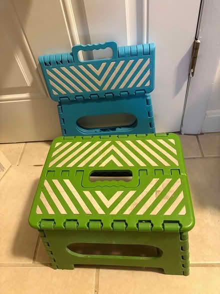 Photo of free Two folding step stools (Woburn) #1