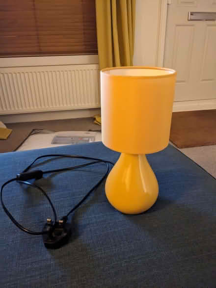 Photo of free Small yellow bedside or table lamp (Mousehold NR3) #1