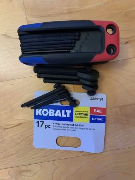 Photo of free 17 pc 4-Way Hex Key Set Ball End (Bolton, MA) #1