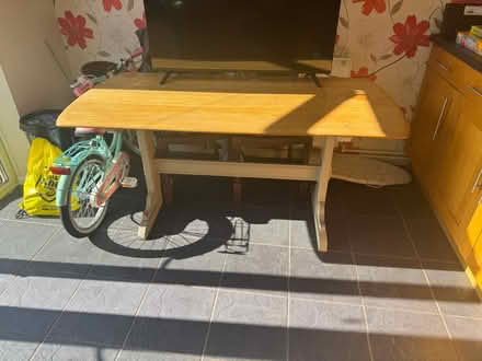 Photo of free Dining table with 4 chairs (Oakwood derby) #1