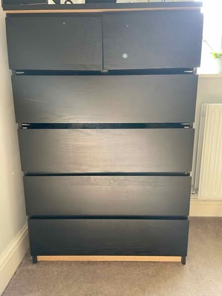 Photo of free IKEA black chest of draws (Brixton) #1