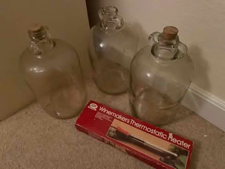 Photo of free Demijohns & wine making heater (Falkland KY15) #1