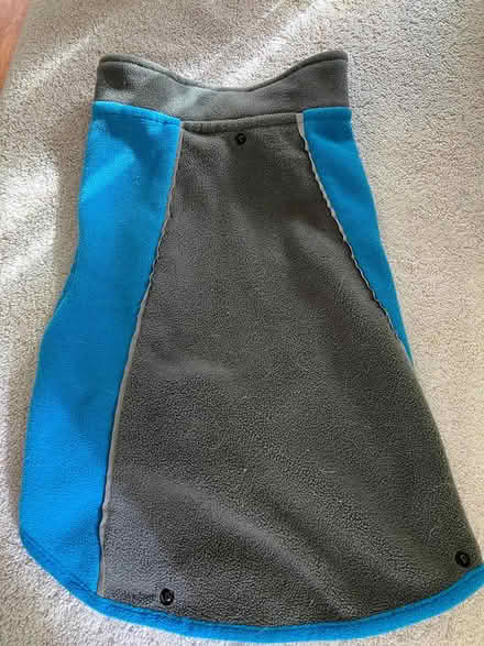 Photo of free Fleece Dog Jacket (Near Gary Ave & Schick Rd) #1