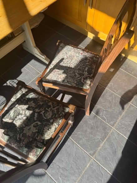 Photo of free Dining table with 4 chairs (Oakwood derby) #3