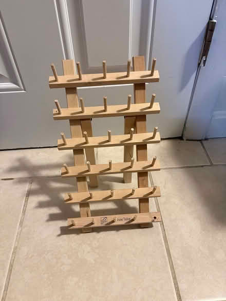 Photo of free Thread spool rack (Woburn) #1