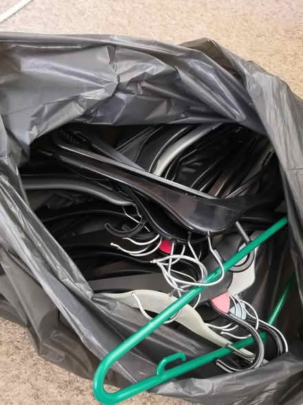 Photo of free Bag of assorted coat hangers (Exmouth, Rivermead area) #1