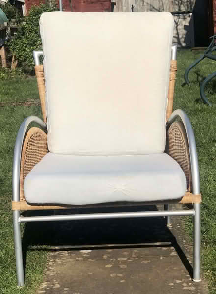Photo of free Cane/Metal Conservatory chair (Kingsthorpe) #1
