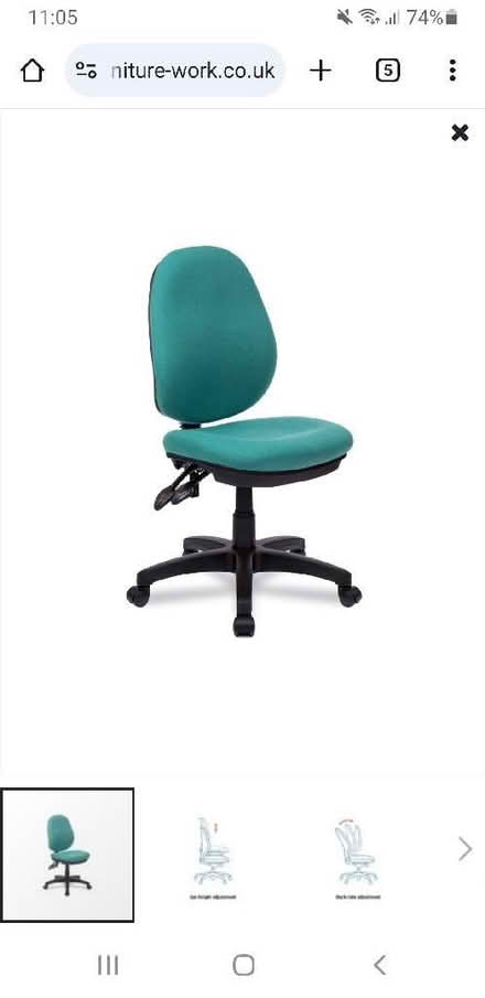Photo of Office chair with wheels (Llandrindod LD1) #1