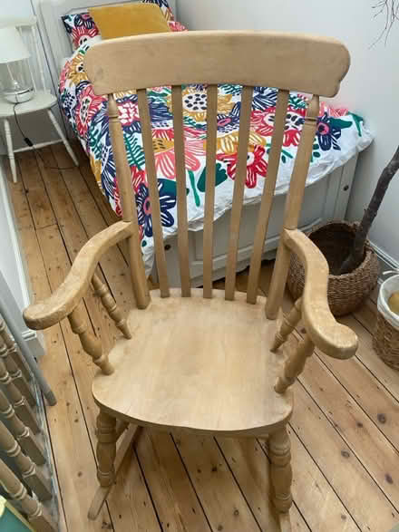 Photo of free Wooden rocking chair (Stalybridge SK15) #1