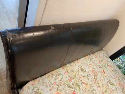 Photo of free Sleigh double bed with mattress (Cranfield) #4