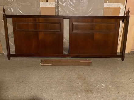 Photo of free Dark Wood bedhead (Central Woking - Mount Hermon) #1