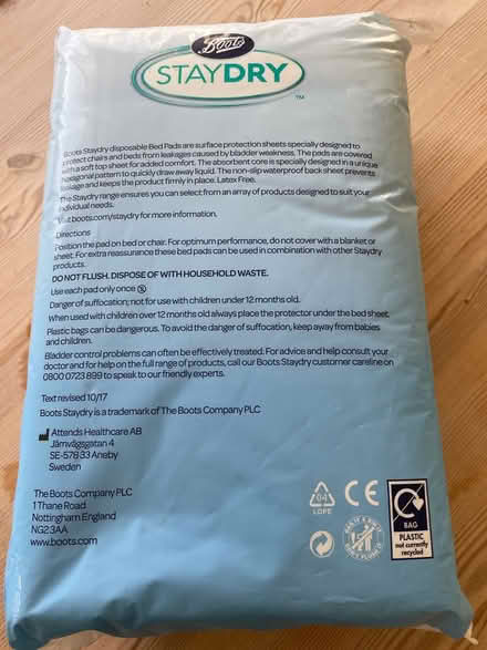 Photo of free Disposable bed pads - unopened (Horningsea CB25) #2