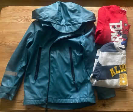 Photo of free Raincoat & jumpers 5/6yr (Portsmouth PO2) #1