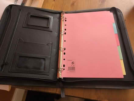 Photo of free Leather Binder/Case (Neasden NW10) #2