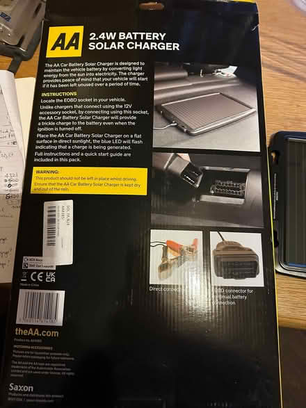 Photo of free 2.4W Battery Solar Charger (Charlton OX12) #2