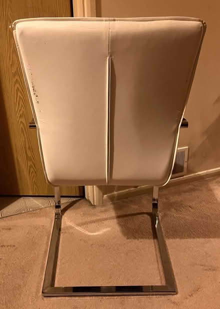 Photo of free 2 white dining chairs (Poplar E14) #4