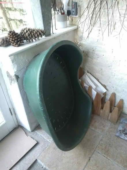 Photo of free Large plastic dog bed (Ilkley) #1