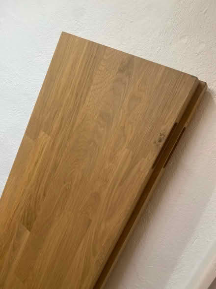 Photo of free Tall solid oak wooden shelves (Shakspeare Walk, N16) #2