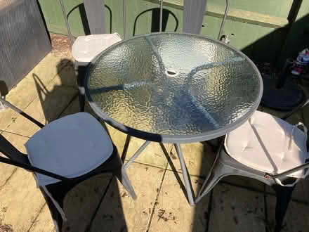 Photo of free garden dining set (Ware SG12) #2