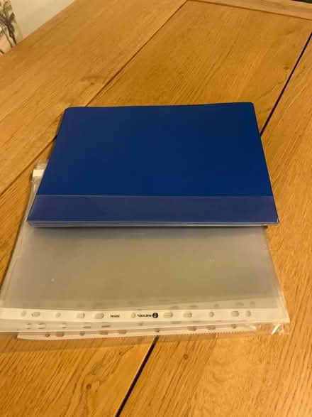 Photo of free Clear plastic document pockets (North Moreton OX11) #1