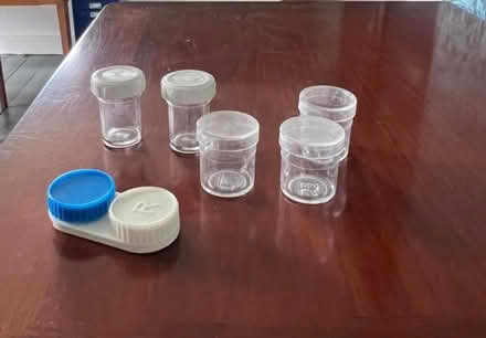 Photo of free Hard contact lens storage and soaking containers (Norham Manor OX2) #1